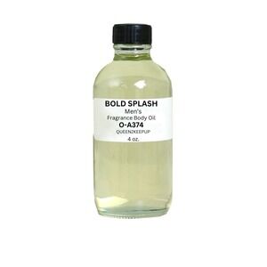 Bold Splash (Men) Body Oil 4 oz Fragrance All Natural Scent